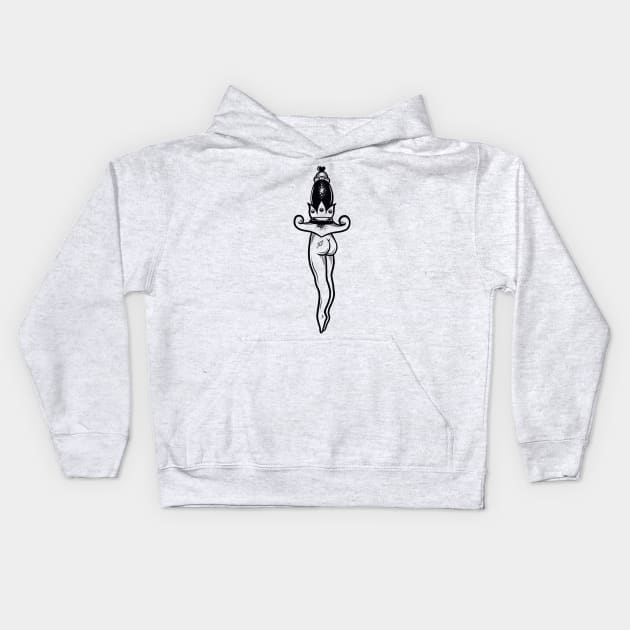 Dagger Kids Hoodie by Adorline